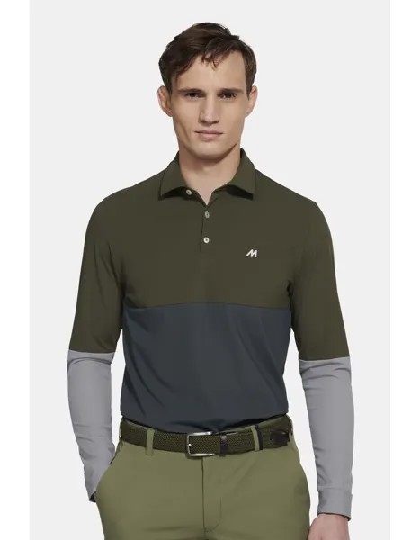 Поло Meyer Shirt Justin, оливковый