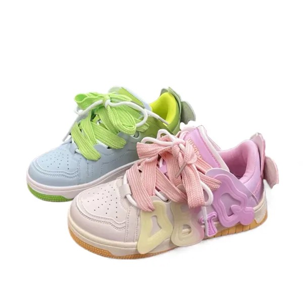 Кроссовки ABCYLM Skateboarding Shoes Women's Low-top, зеленый