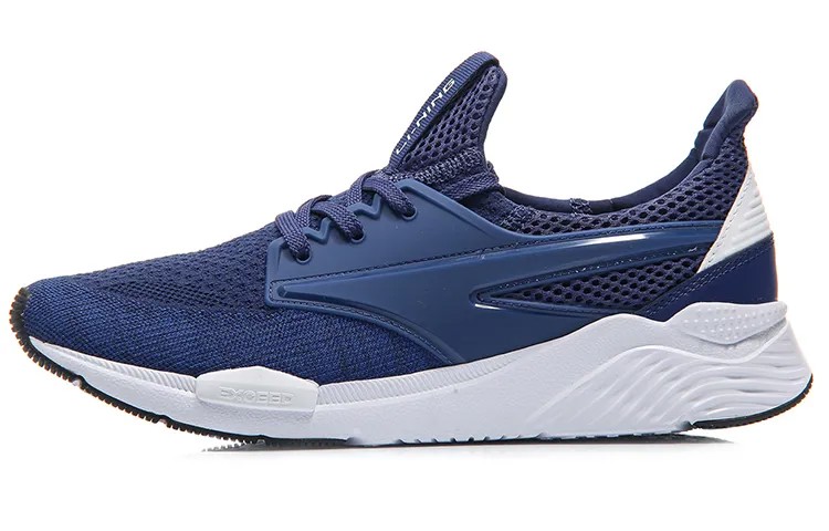 LINING Exceed Lifestyle Shoes Unisex Low-top White/Royal Blue/Fern Green