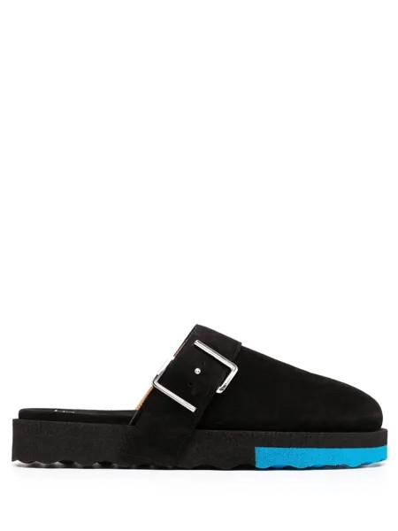 Off-White слиперы Sponge, черный