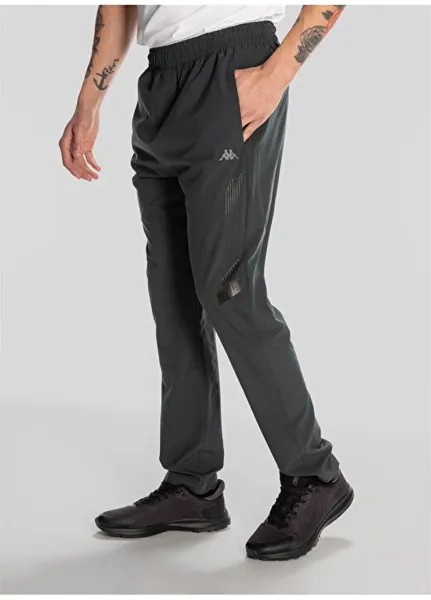 Мужские спортивные штаны антрацитового цвета 311L37WA3Q KOMBAT VICTOR PANTS Kappa, антрацитовый