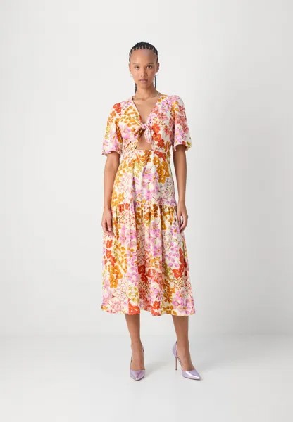 Летнее платье Dress Carolina Lindex, оранжевое