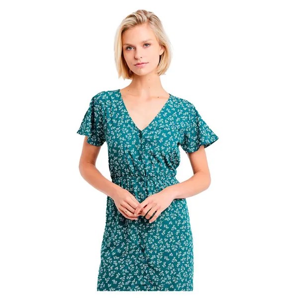 Длинное платье Protest Matira Short Sleeve, зеленый