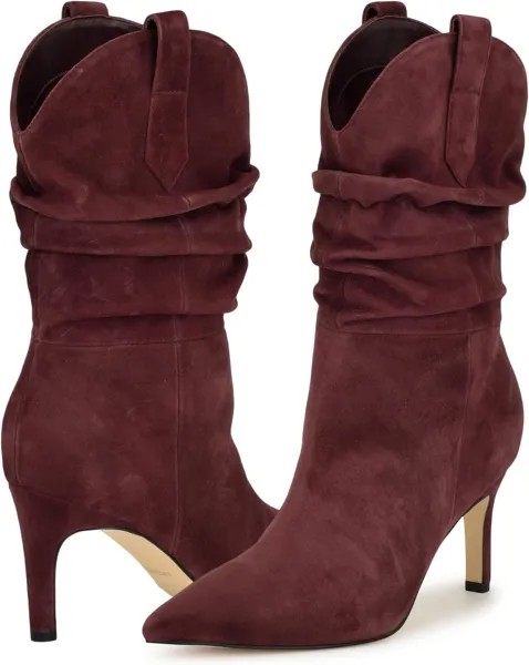 Сапоги Gonda Nine West, цвет Dark Red Suede