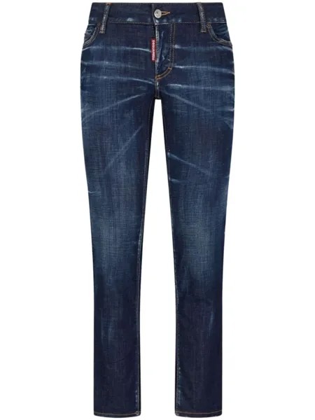 Dsquared2 укороченные джинсы Cool Girl, синий