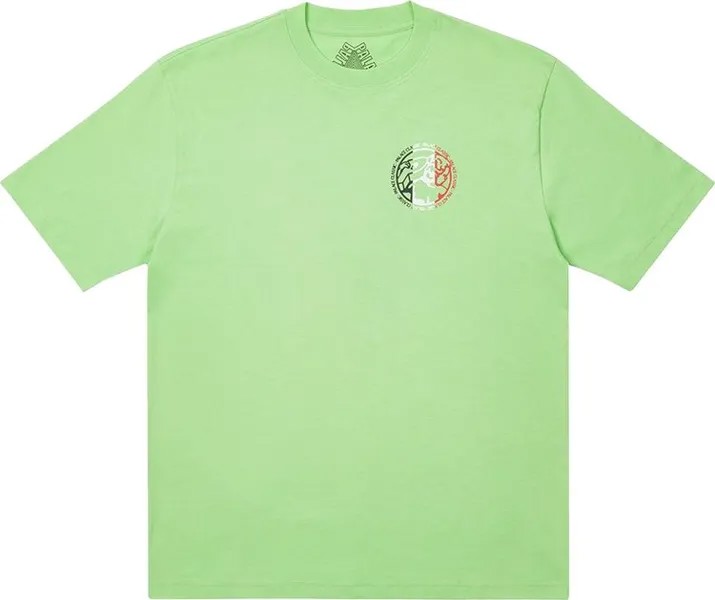 Футболка Palace Classico T-Shirt 'Pistachio', зеленый