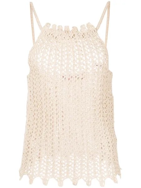 Eckhaus Latta топ без рукавов