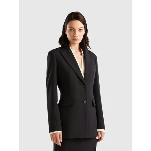 Пиджак UNITED COLORS OF BENETTON, размер 42, черный