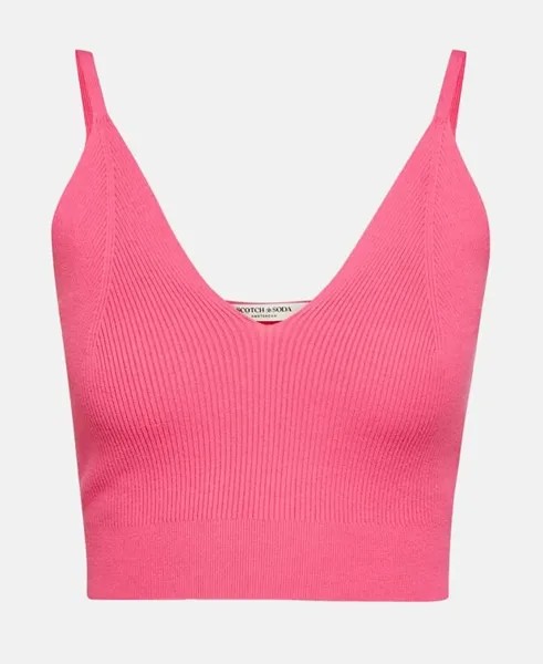 Органик топ Scotch & Soda, розовый