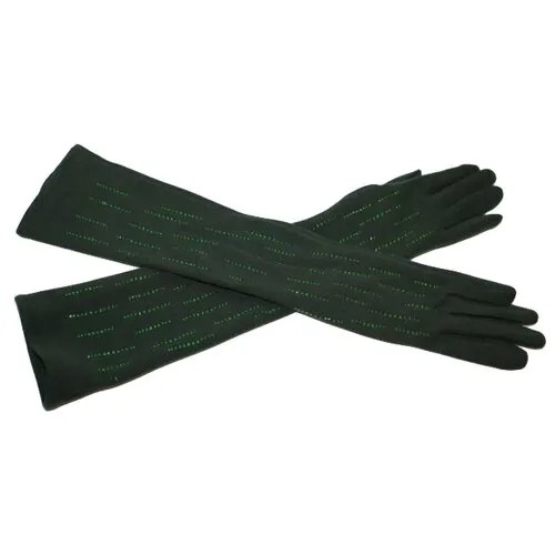 Перчатки Sophie Ramage демисезонные, удлиненные, размер one size, зеленый