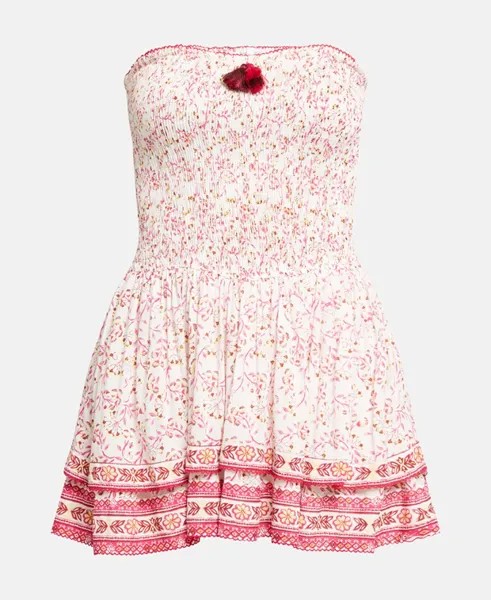 Платье-бандо Poupette St Barth, розовый