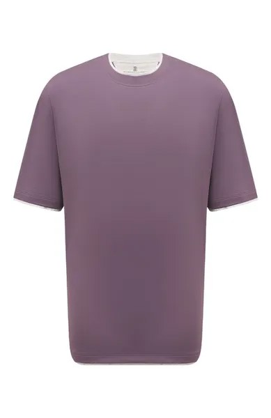 Хлопковая футболка Brunello Cucinelli