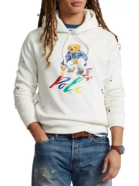 Флисовая толстовка с графическим логотипом Polo Ralph Lauren, цвет nevis paint bear