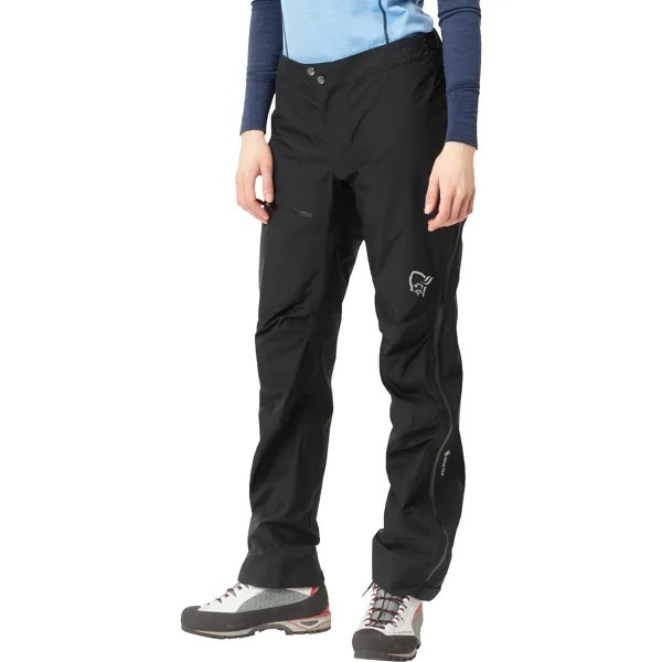 Брюки falketind gore-tex paclite Norrona, цвет caviar
