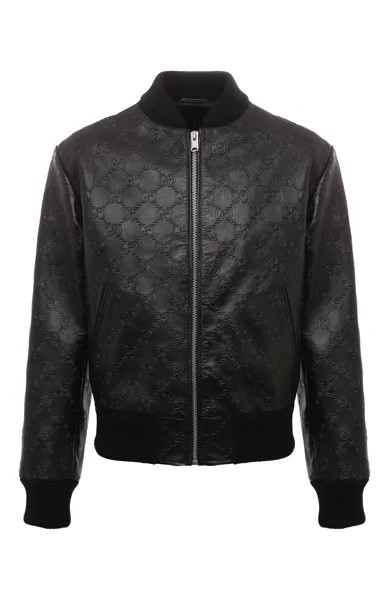 Кожаный бомбер Gucci