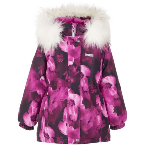 Куртка для девочек EMMY K21431-1753 Kerry, Размер 110, Цвет 1753-светло-розовый с цветами