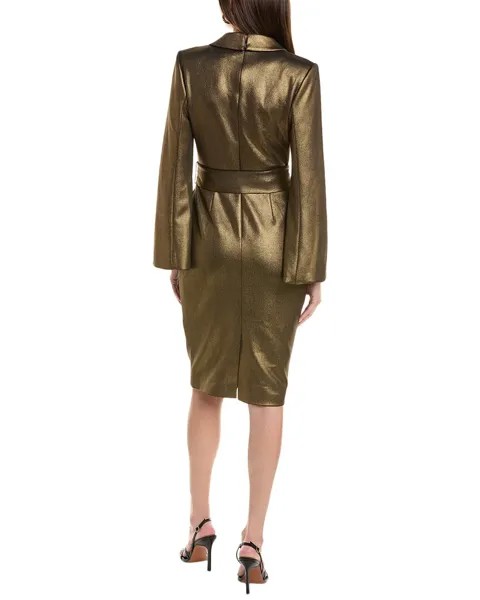 Платье-пальто Badgley Mischka, цвет Metallic