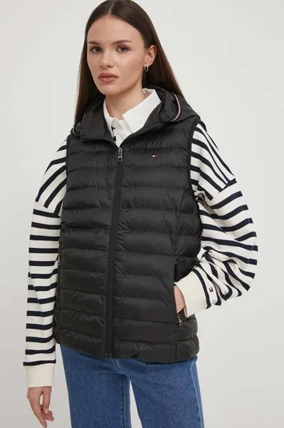 Жилет без рукавов Tommy Hilfiger, черный