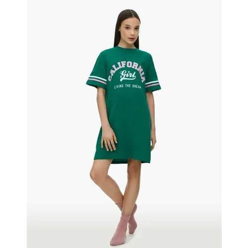 Сорочка Gloria Jeans, размер 8-10л/134-140, зеленый