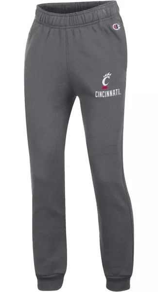 Мужские джоггеры Champion Cincinnati Bearcats Heather Grey Powerblend