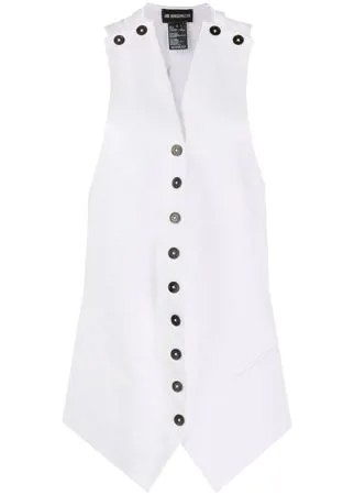 Ann Demeulemeester жилет средней длины с вырезами