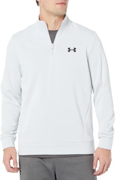 Толстовка Armour Fleece 1/4 Zip Under Armour, цвет Halo Gray/Black