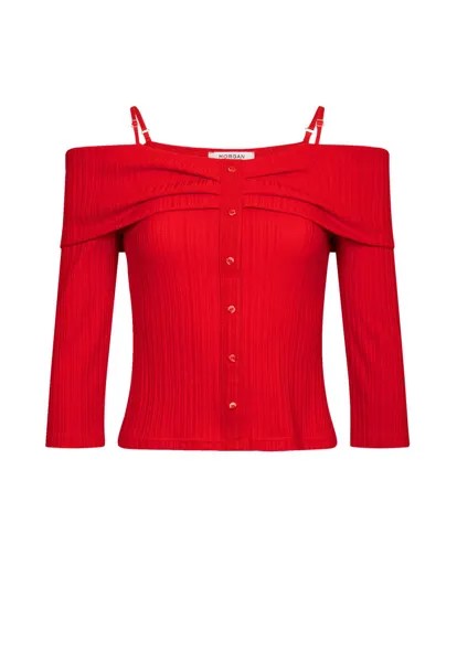 Футболка с длинным рукавом 3/4 Length Sleeved Morgan, румяная
