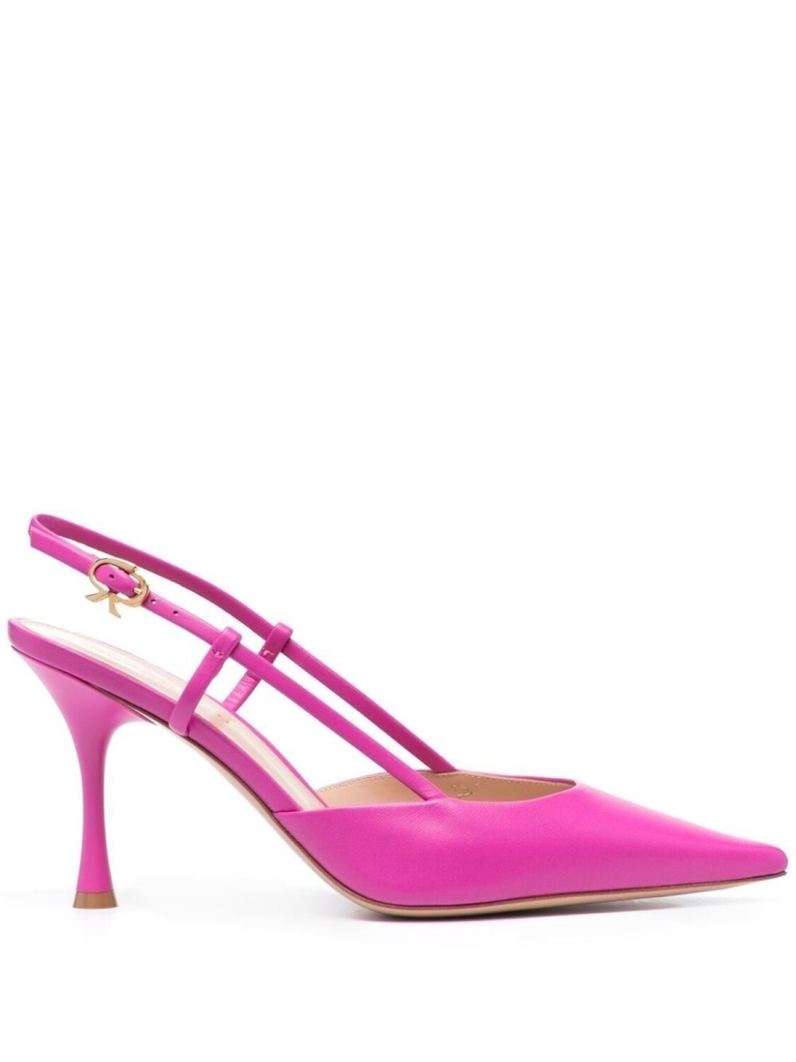 Gianvito Rossi туфли Ascent 85 с ремешком на пятке, розовый