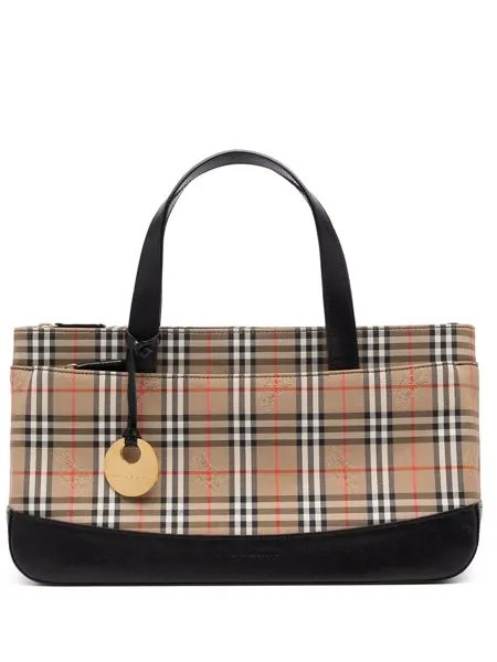 Burberry Pre-Owned сумка-тоут в клетку House Check