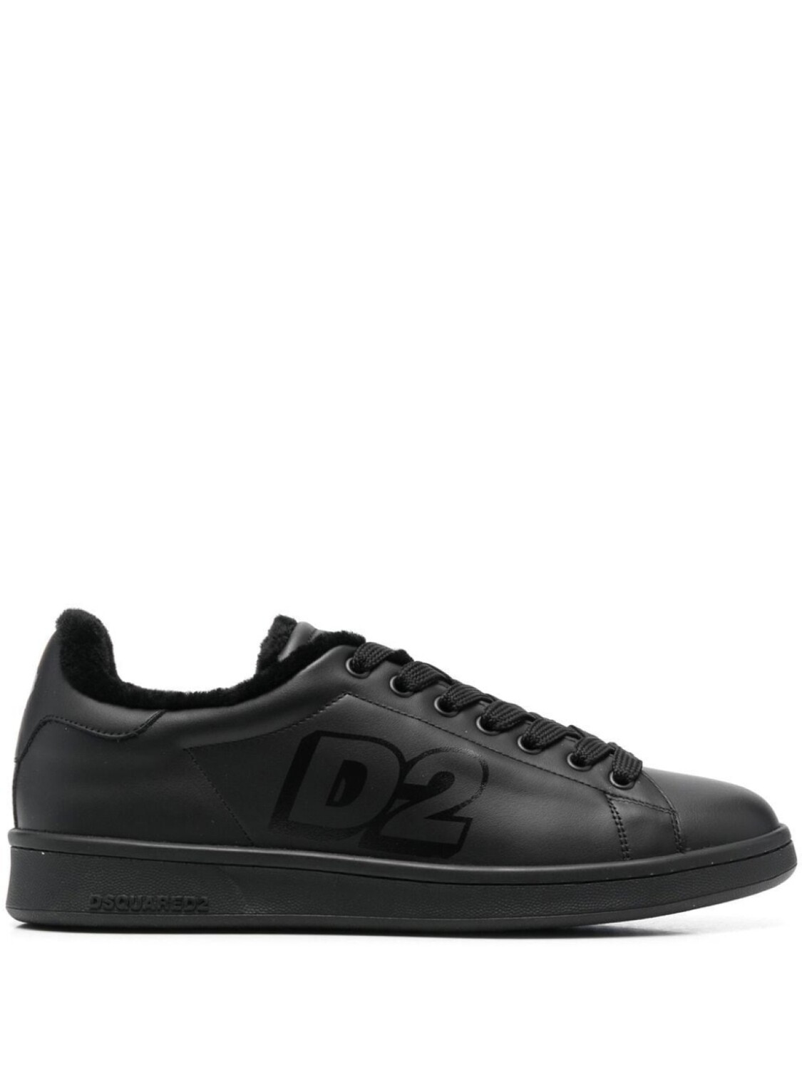 Dsquared2 кеды на шнуровке, черный