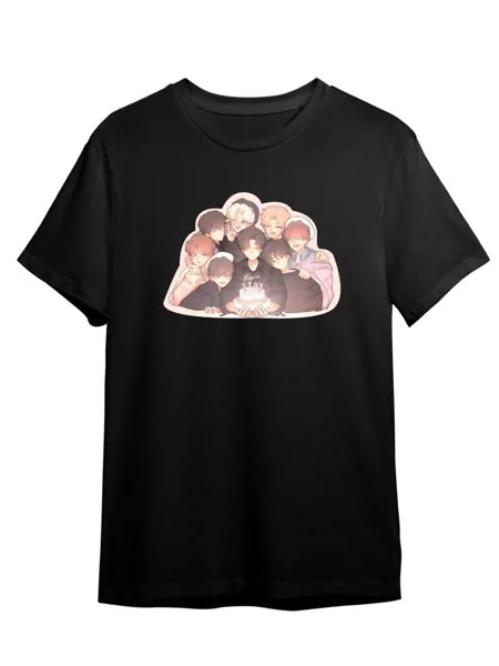 Футболка унисекс Каждому Своё Stray Kids/K-Pop/Корея MGSK9 черная S
