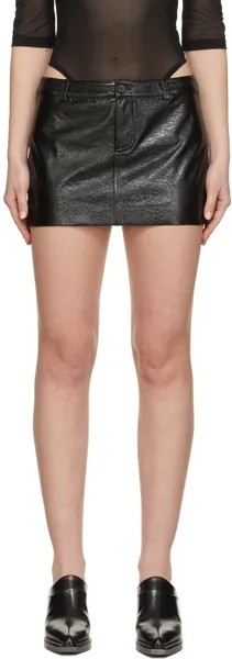 Black Rina Sawayama Edition Micro Mini Skirt MCQ