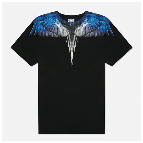 Мужская футболка Marcelo Burlon Wings Regular чёрный , Размер XL
