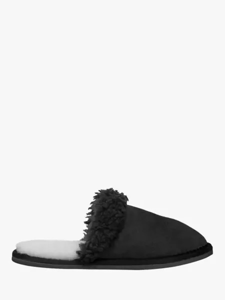 Тапочки Celtic & Co. Men's Sheepskin Mule, черный