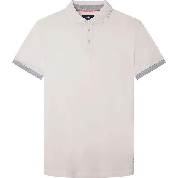 Поло с коротким рукавом Hackett Spaded Placket, белый