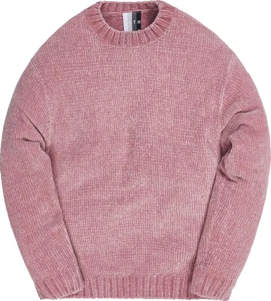 Толстовка Kith Meyer Chenille Crewneck 'Pale Mauve', розовый