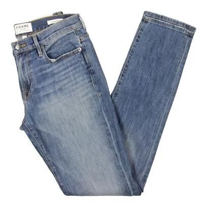 Мужские синие джинсовые джинсы зауженного кроя со средней посадкой Frame LHomme 30 BHFO 4770