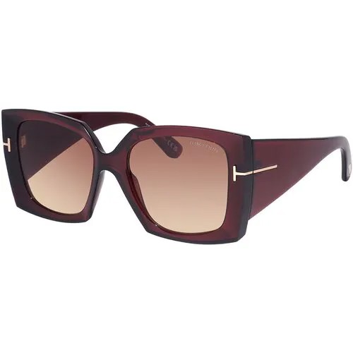 Солнцезащитные очки Tom Ford, красный, бордовый