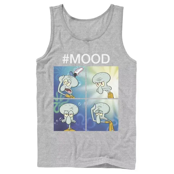 Мужская майка Nickelodeon SpongeBob SquarePants Squidward Mood