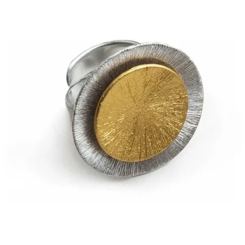 Кольцо Culture Mix, алюминий, золотой, серебряный