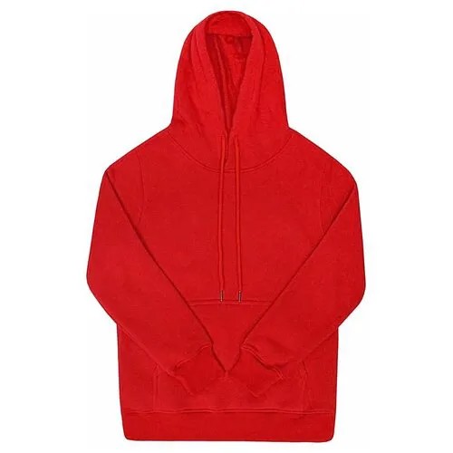 Толстовка StreetBags, силуэт свободный, средней длины, размер L, красный