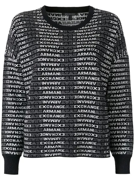 Armani Exchange джемпер с логотипом