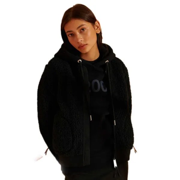 Толстовка Superdry Storm Easy Bomber Full Zip, черный