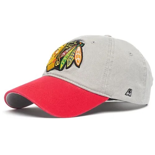 Бейсболка мужская NHL Chicago Blackhawks Atributika & Club мягкая, кепка НХЛ Чикаго Блэкхокс Атрибутика и Клуб летняя из хлопка