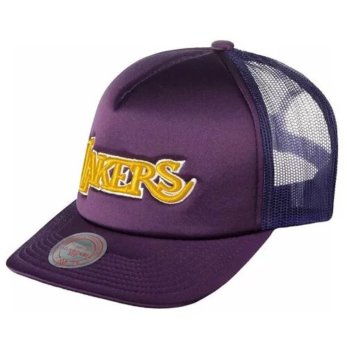 Бейсболка MITCHELL NESS арт. HHSS3467-LALYYPPPPURP Los Angeles Lakers NBA (фиолетовый), размер ONE