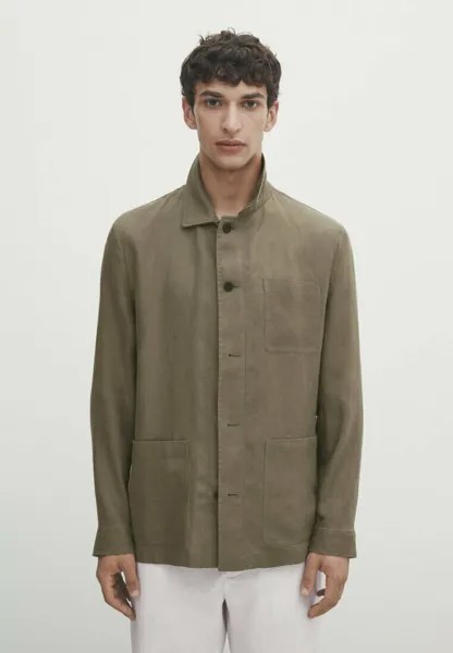 Демисезонная куртка Massimo Dutti, бежевый
