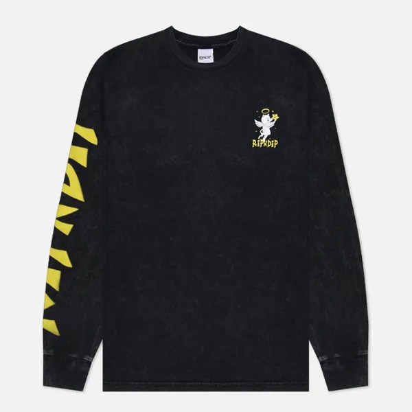Мужской лонгслив Ripndip Lullaby чёрный, Размер S