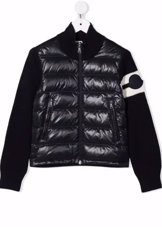 Moncler Enfant бомбер-пуховик