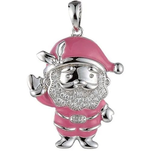 Подвеска ELEMENT47, серебро, 925 проба, фианит, эмаль