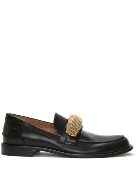 JW Anderson лоферы с пряжкой, черный